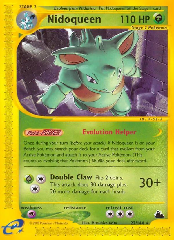 Nidoqueen - Skyridge Pokemon Card