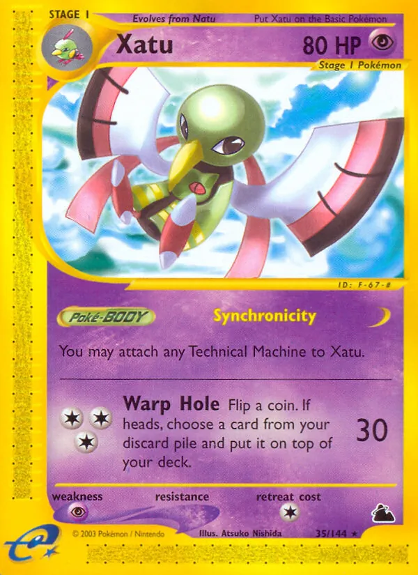 Xatu - Skyridge Pokemon Card