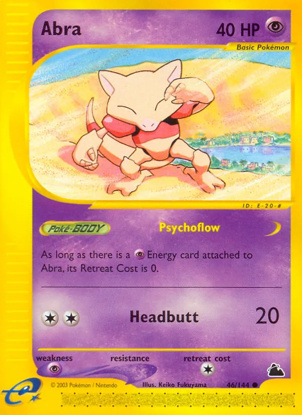Abra - Skyridge Pokemon Card