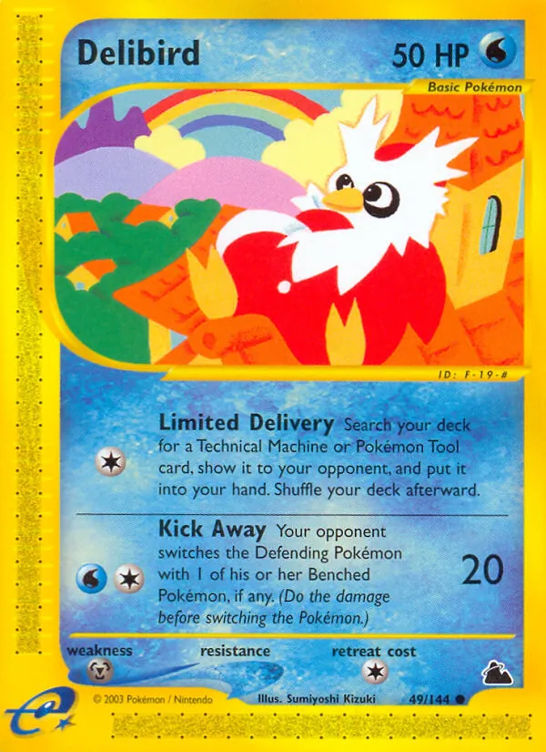 Delibird - Skyridge Pokemon Card