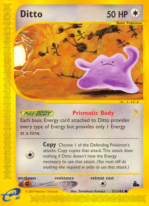 Ditto - Skyridge Pokemon Card