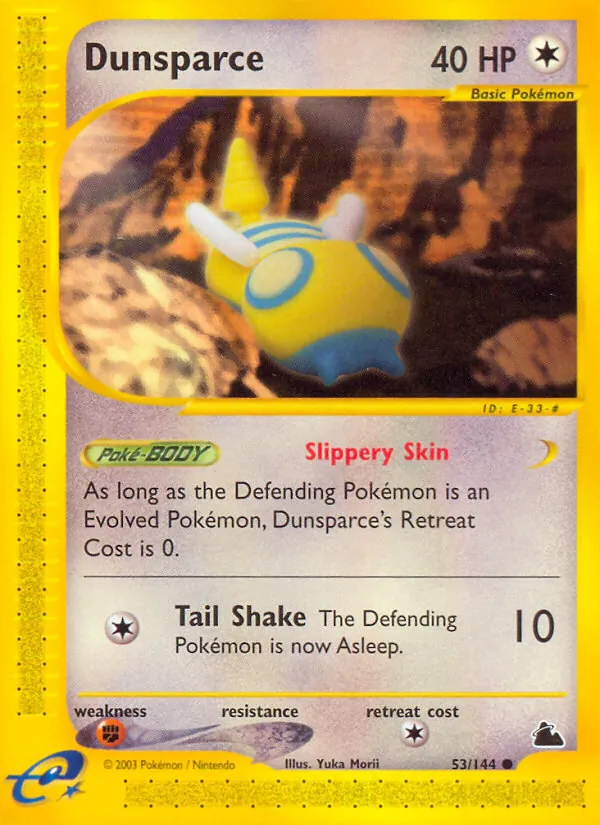 Dunsparce - Skyridge Pokemon Card