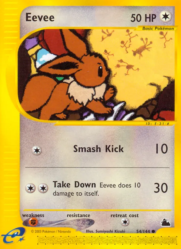 Eevee - Skyridge Pokemon Card
