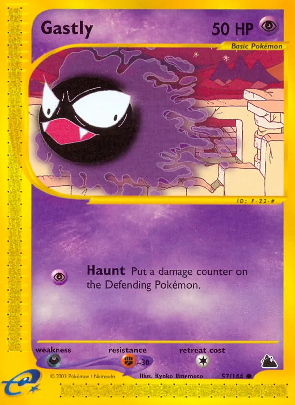 Gastly - Skyridge Pokemon Card