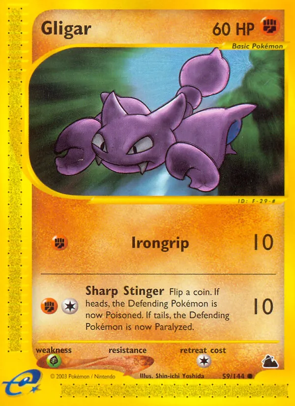 Gligar - Skyridge Pokemon Card