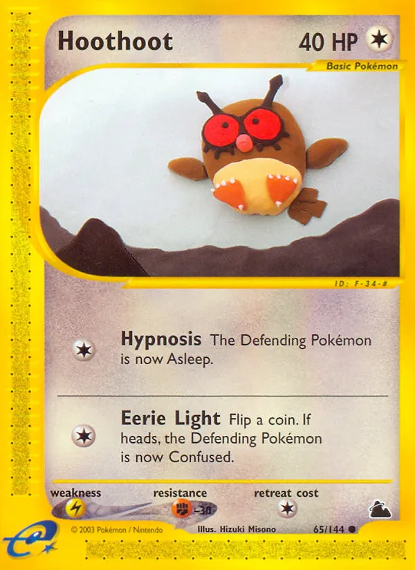 Hoothoot - Skyridge Pokemon Card
