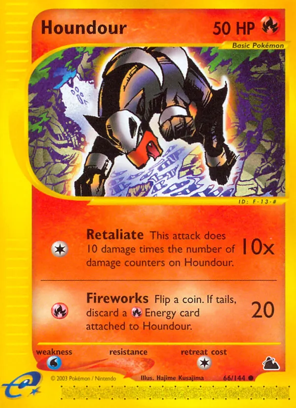 Houndour - Skyridge Pokemon Card