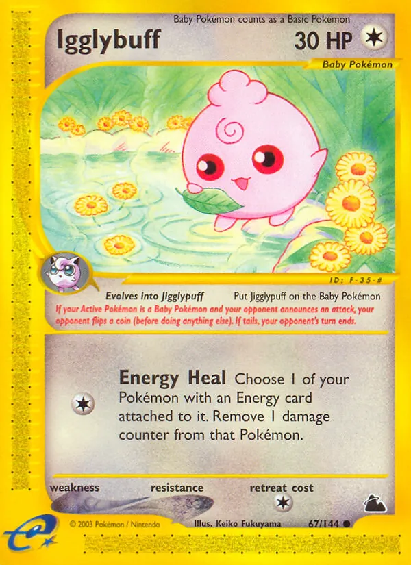 Igglybuff - Skyridge Pokemon Card
