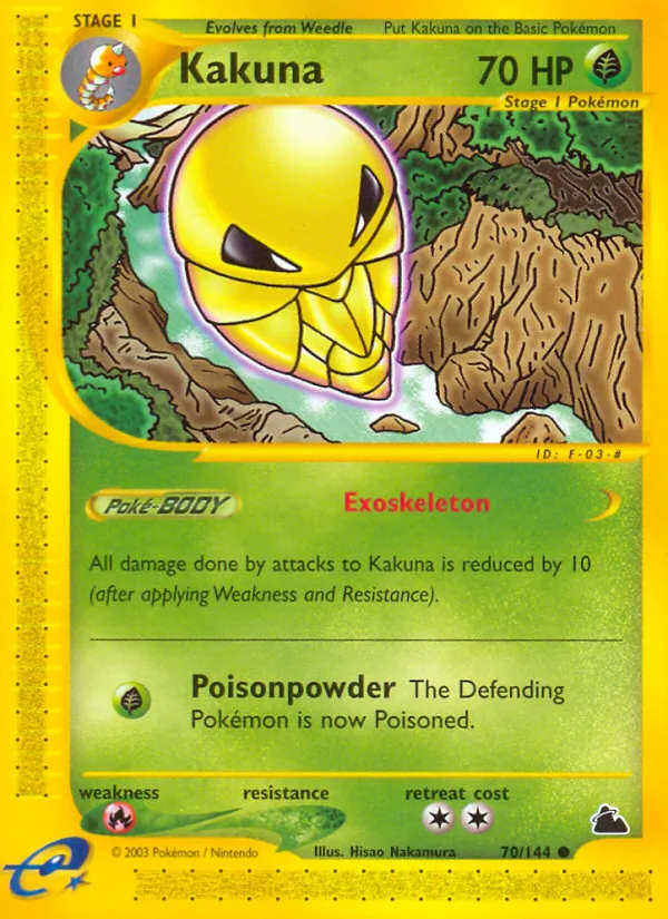 Kakuna - Skyridge Pokemon Card