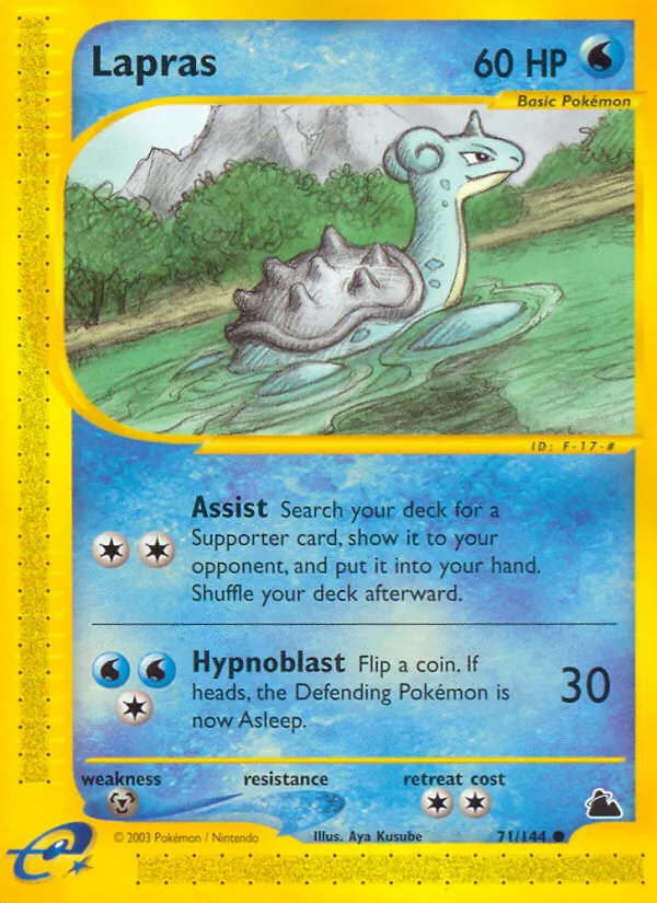 Lapras - Skyridge Pokemon Card