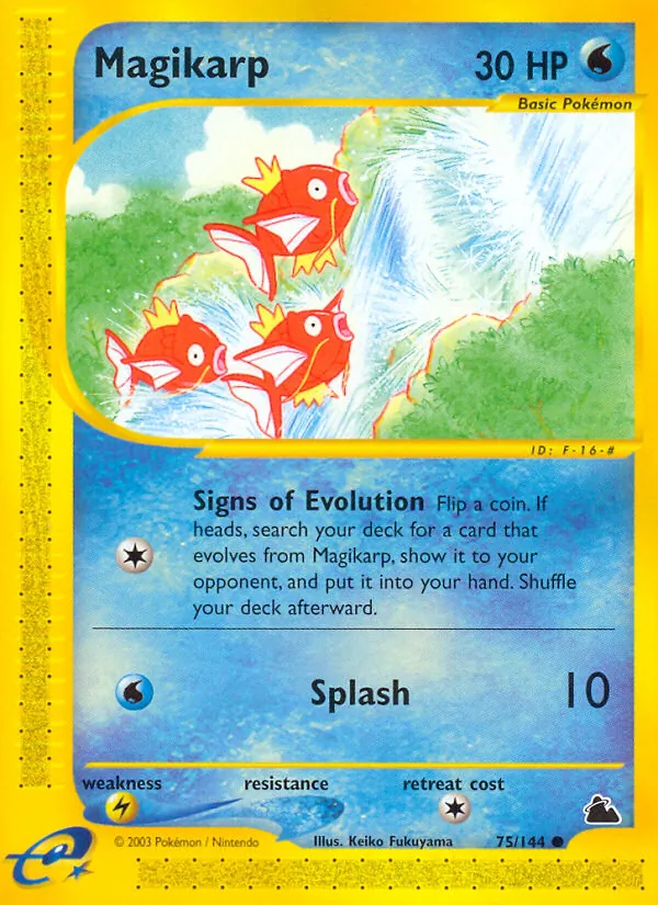 Magikarp - Skyridge Pokemon Card