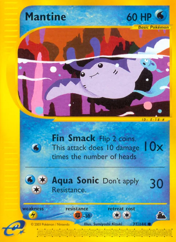Mantine - Skyridge Pokemon Card