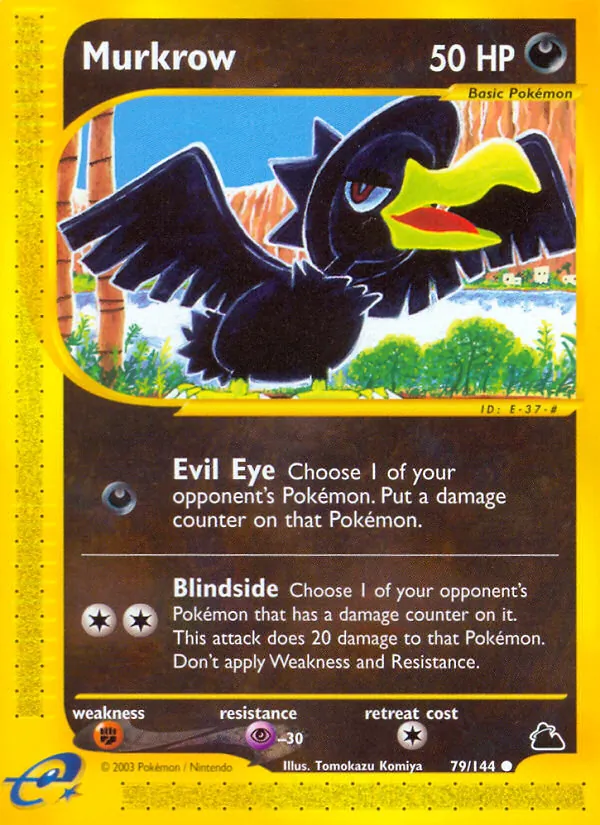 Murkrow - Skyridge Pokemon Card