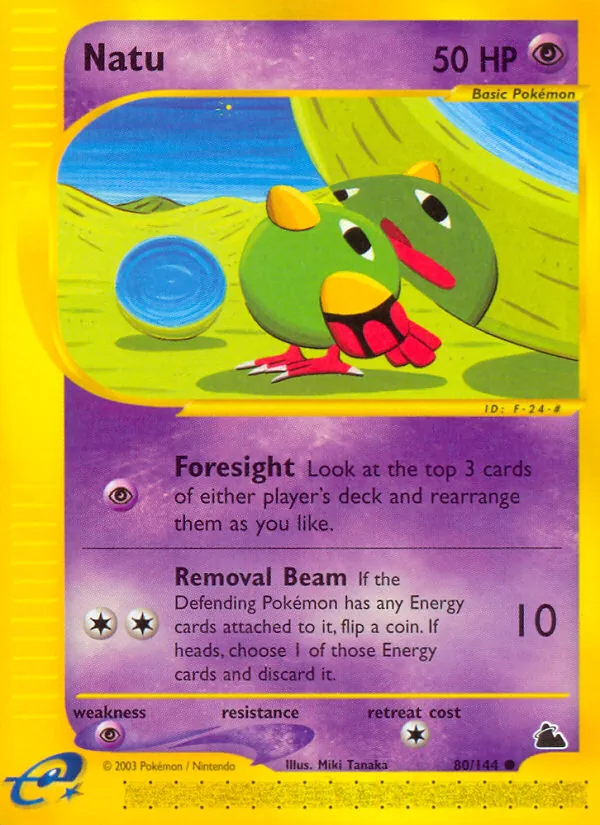 Natu - Skyridge Pokemon Card