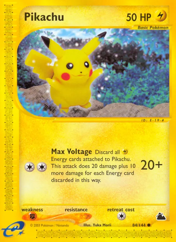 Pikachu - Skyridge Pokemon Card