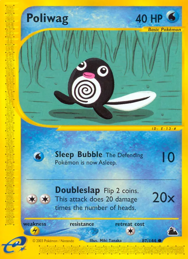 Poliwag - Skyridge Pokemon Card