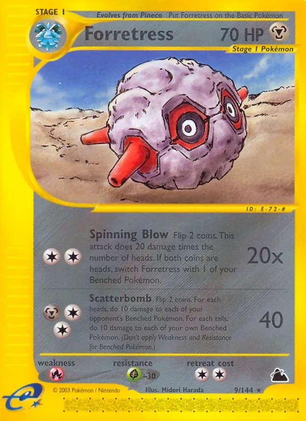 Forretress - Skyridge Pokemon Card