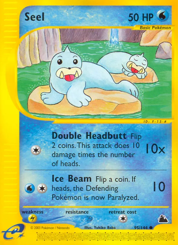 Seel - Skyridge Pokemon Card
