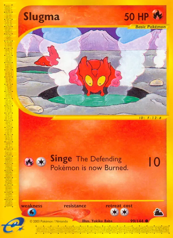 Slugma - Skyridge Pokemon Card