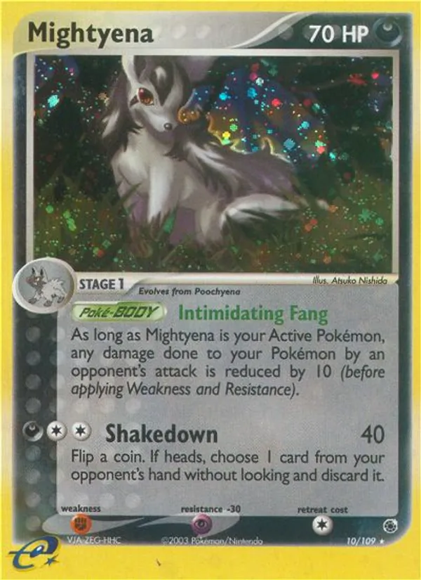 Mightyena - Ruby & Sapphire Pokemon Card