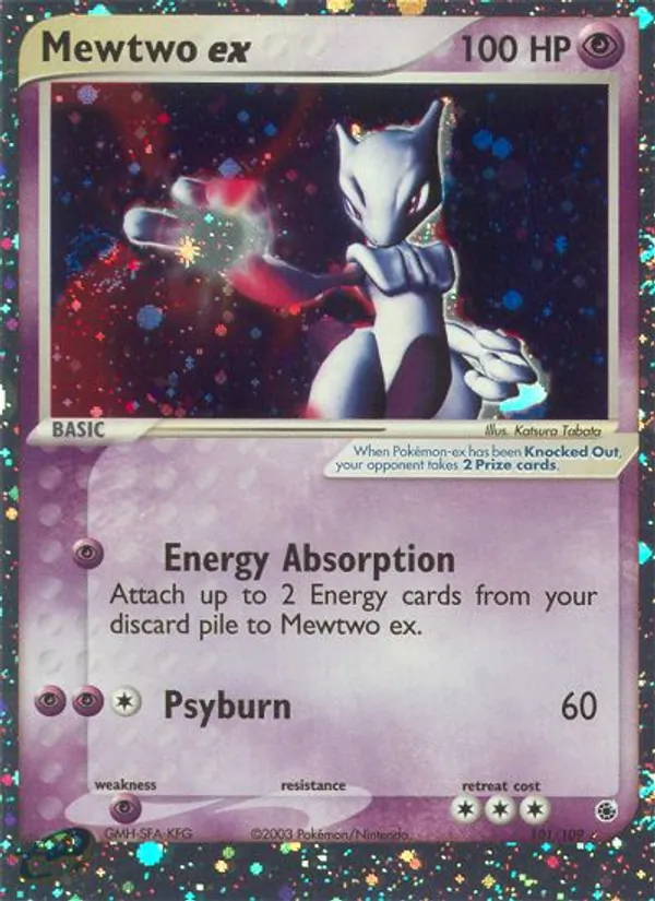 Mewtwo ex - Ruby & Sapphire Pokemon Card