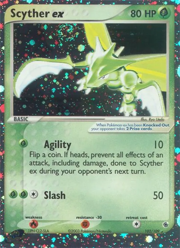 Scyther ex - Ruby & Sapphire Pokemon Card