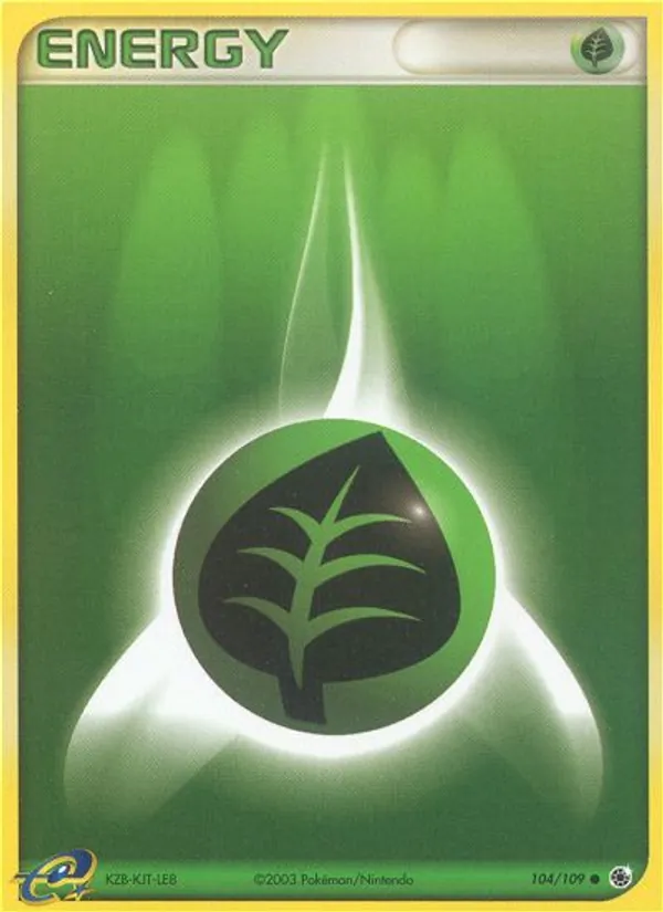 Grass Energy - Ruby & Sapphire Pokemon Card