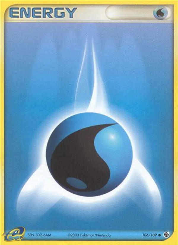 Water Energy - Ruby & Sapphire Pokemon Card