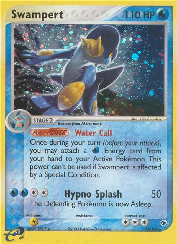 Swampert - Ruby & Sapphire Pokemon Card