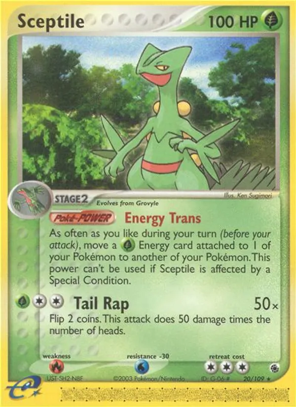 Sceptile - Ruby & Sapphire Pokemon Card