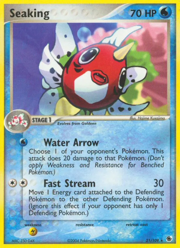 Seaking - Ruby & Sapphire Pokemon Card
