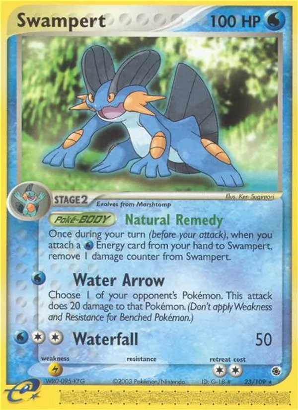 Swampert - Ruby & Sapphire Pokemon Card