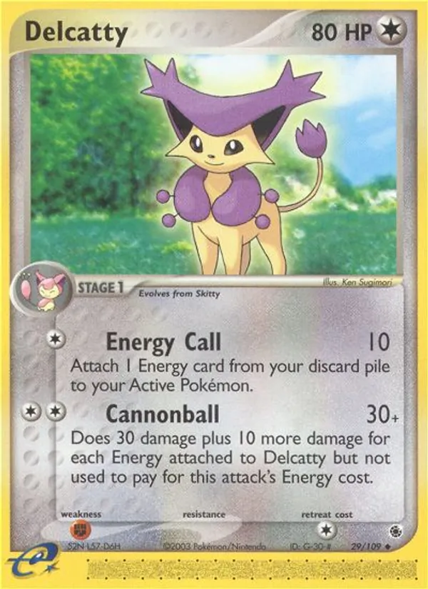 Delcatty - Ruby & Sapphire Pokemon Card