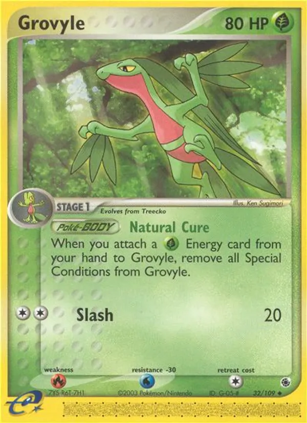 Grovyle - Ruby & Sapphire Pokemon Card
