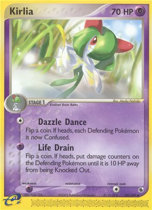 Kirlia - Ruby & Sapphire Pokemon Card