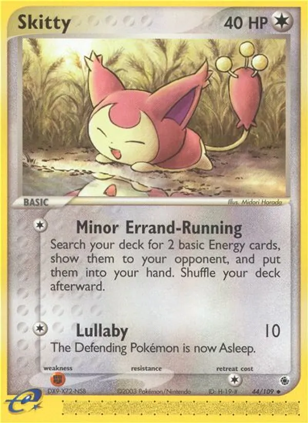 Skitty - Ruby & Sapphire Pokemon Card