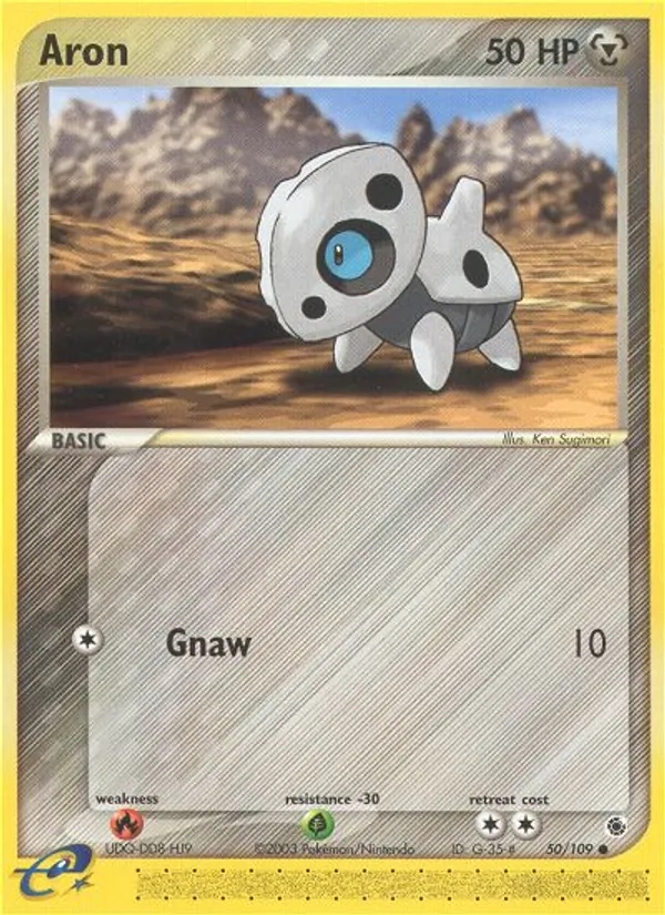 Aron - Ruby & Sapphire Pokemon Card