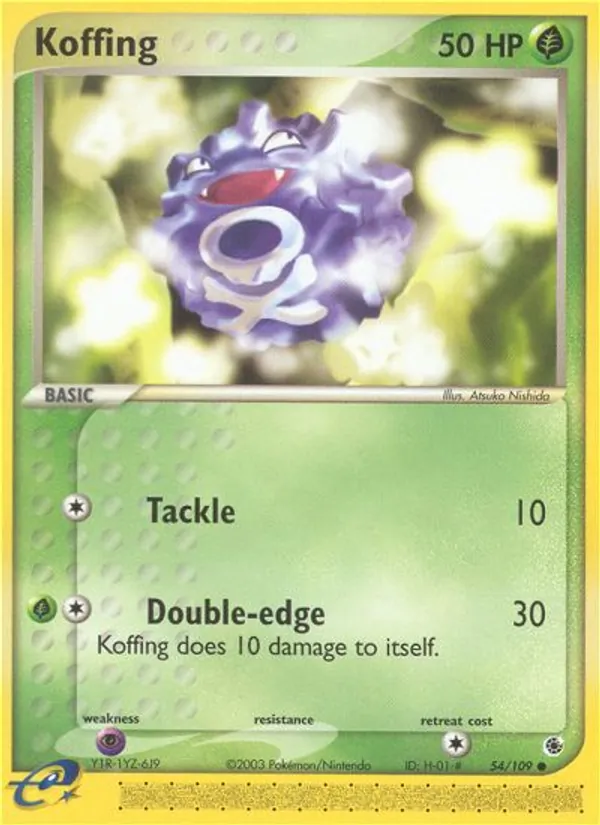 Koffing - Ruby & Sapphire Pokemon Card