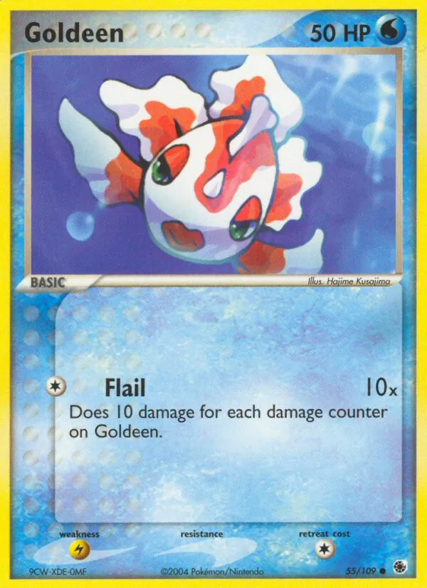 Goldeen - Ruby & Sapphire Pokemon Card