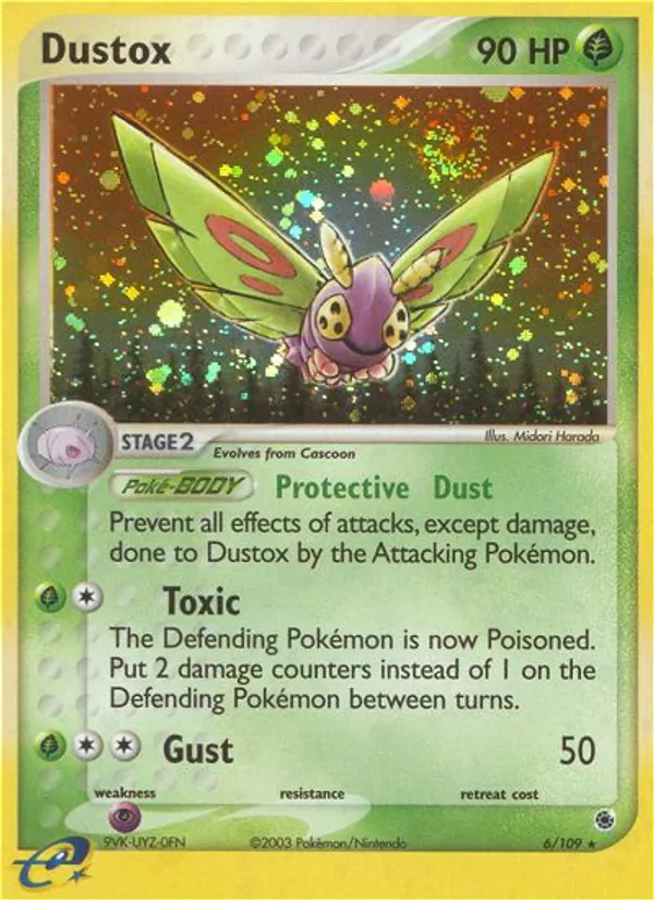 Dustox - Ruby & Sapphire Pokemon Card