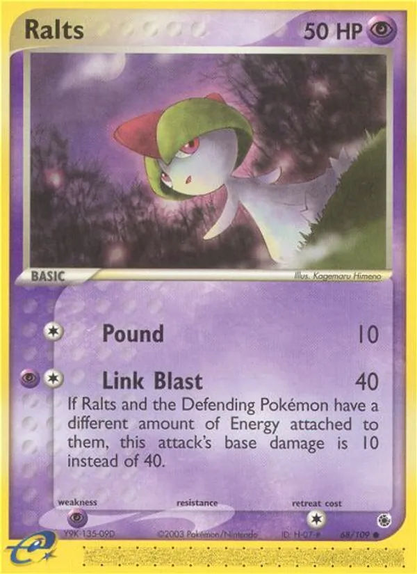 Ralts - Ruby & Sapphire Pokemon Card