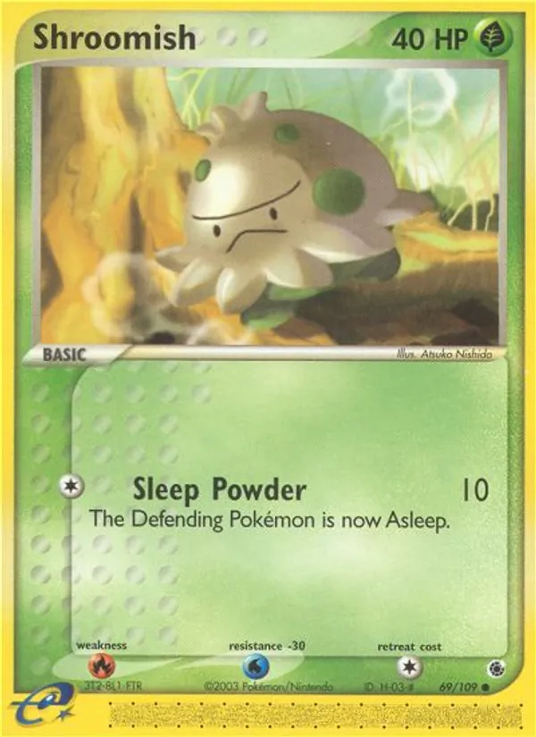 Shroomish - Ruby & Sapphire Pokemon Card