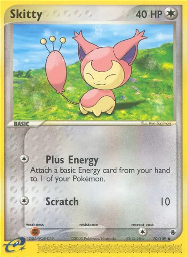 Skitty - Ruby & Sapphire Pokemon Card