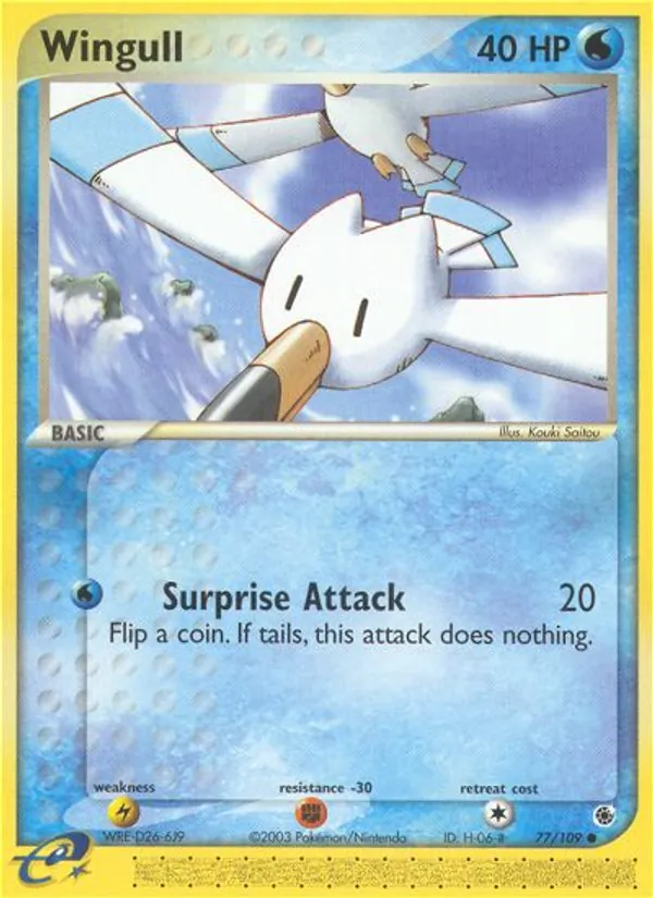 Wingull - Ruby & Sapphire Pokemon Card