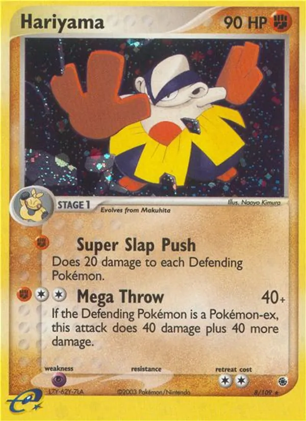 Hariyama - Ruby & Sapphire Pokemon Card