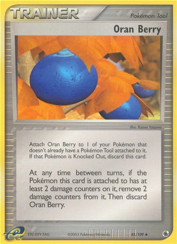 Oran Berry - Ruby & Sapphire Pokemon Card