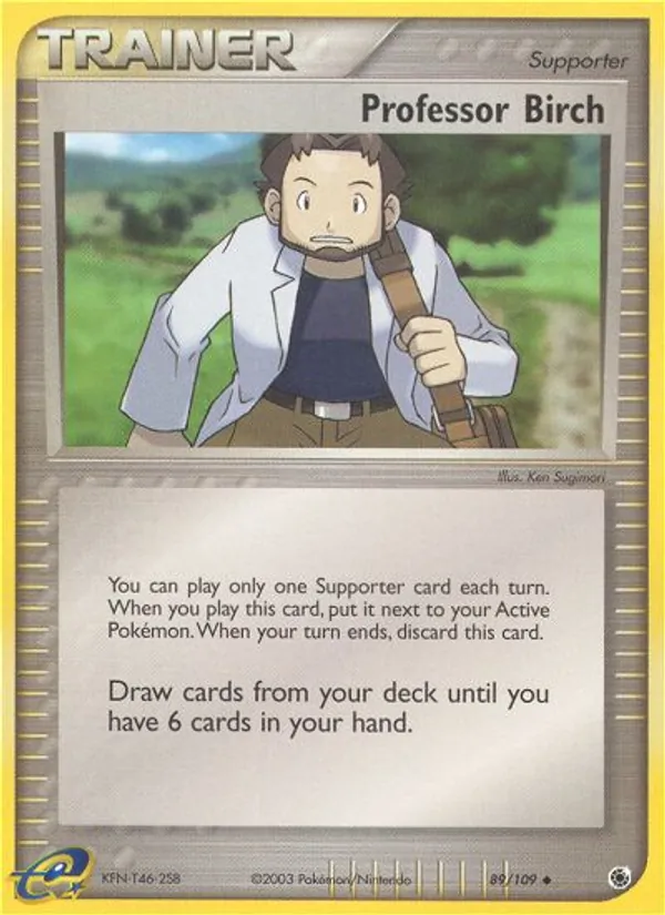 Professor Birch - Ruby & Sapphire Pokemon Card