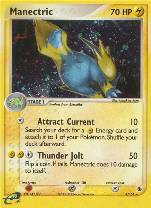 Manectric - Ruby & Sapphire Pokemon Card