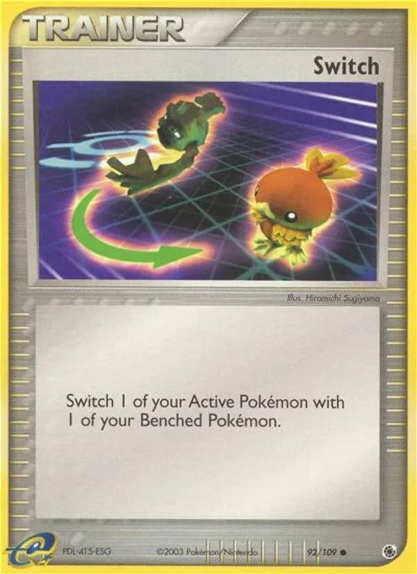 Switch - Ruby & Sapphire Pokemon Card