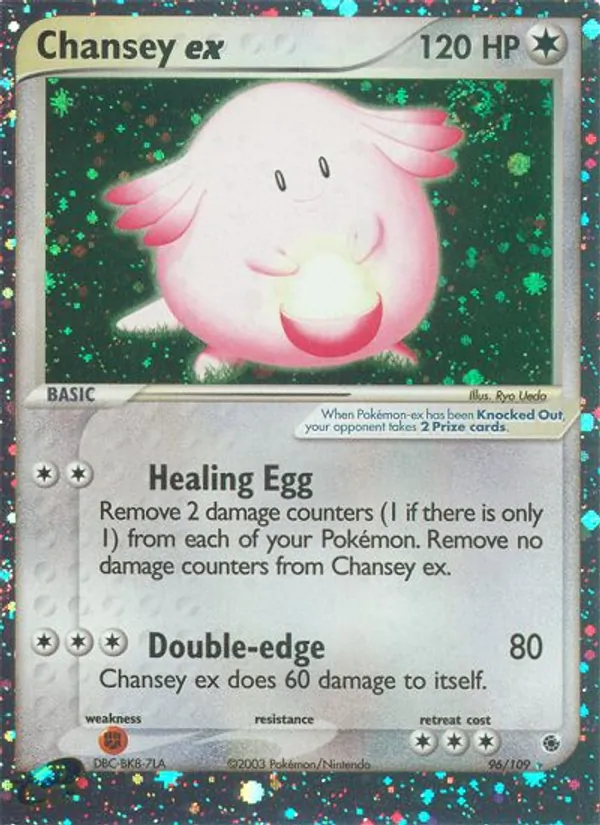 Chansey ex - Ruby & Sapphire Pokemon Card